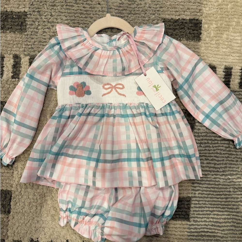 Plaid Pastel Kids Matching Set